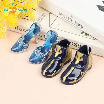 1/3 Boneca Sapatos de Salto Alto Botas Cystal Azul Super Modelo PE Figura do Corpo BJD Boneca Boneca Original Sapatos Casuais de Inicialização Boneca Acessórios