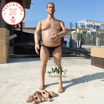 1/6 Escala A31 Masculino Escultura da Cabeça de Jack Gyllenhaal Mundo Caixa Durável Corpo AT018 Homem Gordo Corpo 12inch Figura de Ação Na Loja