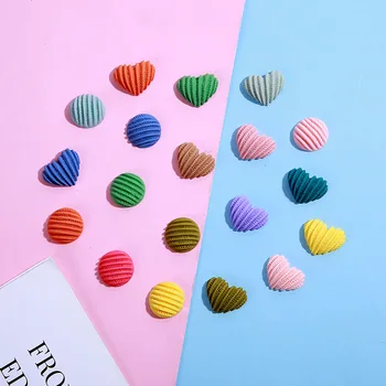 10Pcs Candy Colors Coração volta em Forma de Strass Unhas Flatback Resina de Pedra de Gema Para Manicure UV polonês Decoração Glitter Encantos