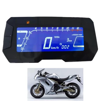 12000 RPM 6 Engrenagem Nova Motocicleta LCD Odômetro Digital Elétrico Modificado Ajustável Velocímetro Para CB150r