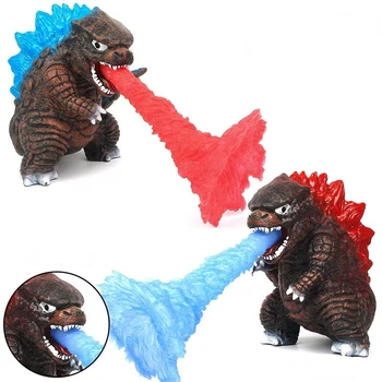 2021 Filme Godzilla Vs. Kong Rei dos Monstros Gojira Vômito respiração Godzilla Figura de Ação Suave Cola Coleção de Modelo de Brinquedos