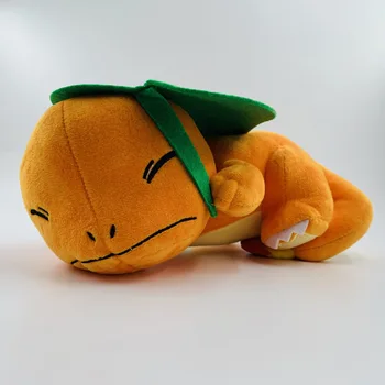 28cm Anime Pokemon Charmander Evolução Edição de Dormir Anime Pikachu de Pelúcia Brinquedos para Crianças de Presente