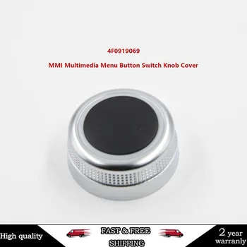 4F0919069 Multimídia MMI Botão de Volume Rotativo Botão de Configuração de opção de Navegação Tampa do Interruptor Para Audi A6 / C6 S6 Allroad Q7 A8 S8