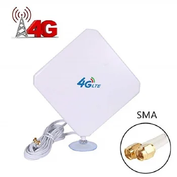4G LTE Antena SMA Antena de Alto Ganho Antena Dual Mimo SMA Conector Macho 3G/4G WiFi Booster de Sinal para o Roteador CPE