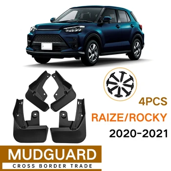 4PCS Mudflap para a Toyota o raize Rochosas 2020-2021 Fender Mud Flaps Protetor de Respingo Aba guarda-lamas Acessórios