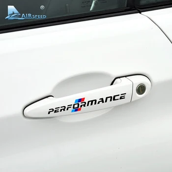 A VELOCIDADE do Carro Adesivos M de Desempenho Auto Adesivo maçaneta da Porta Decalque Acessórios para BMW E46 F30 E90 E60 F10, F20 E36 E39 E87 E70