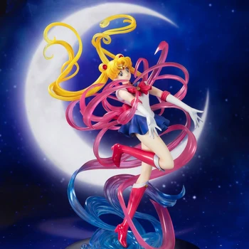 Anime Figura De Sailor Moon Crystal Poder De Transformação Kawaii Girl Ação Figuras De Pvc Modelo De Menina Boneca Estátua De Brinquedo Decoração Crianças Brinquedo