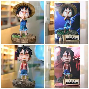 Anime One Piece Figura Toy Monkey D. Luffy Mini Estatueta Figura De Brinquedo Modelo De Uma Peça Figura Coleção De Brinquedos Na Caixa