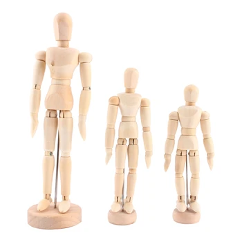 Artista Móveis Membros do Corpo de Brinquedo de Madeira do Modelo Figura Manequim Arte Esboço Desenhar Ação Brinquedo Figuras DIY Artesanato, Decoração Presente