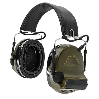 AUDIÊNCIA TÁTICO Tático Fone de ouvido IPSC COMTAC II Proteção Auditiva Redução de Ruído Abafador de Airsoft de Tiro Caça Fone de ouvido