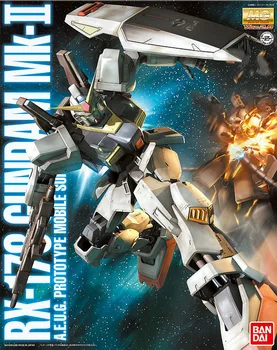 BANDAI GUNDAM MG 1/100 MK-2 RX-178 Ver.2.0 modelo Gundam crianças montado Robot Anime figura de ação brinquedos