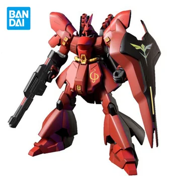 Bandai Original de Gundam Modelo de Kit de Anime Figura HGUC 1/144 MSN-04 SAZABI Figuras de Ação Colecionáveis Enfeites de Brinquedos, Presentes para Crianças