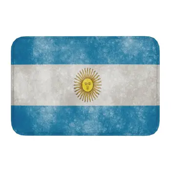 Bandeira Da Argentina E Do Sol De Maio De Capacho Anti-Derrapante Cozinha Tapete De Casa De Banho Sala De Estar, Porta De Piso De Entrada Do Tapete Tapete