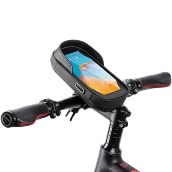 Bicicleta Telefone Bolsas de Guidão Titular de 360 Graus Rotatable Motocicleta Bicicleta de Montagem de Móveis de GPS do Telemóvel do Suporte de Bicicleta Peças Acessórios