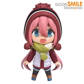 Bom Sorriso Empresa Genuína Nendoroid 903 Descontraído Acampamento Kagamihara Nadeshiko GSC Kawaii Doll Modelo de Anime Figura de Ação Brinquedos