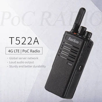 Camoro 4G LTE Zello Rede de Rádio Walkie-Talkie Ptt GPS WIFI Blueto0th Poc Rádio Android Walkie Talkie Inrico T522A