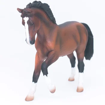 CollectA Cavalo País de Animais de Fazenda Warmblood Garanhão Bay Escala de 1:20 de Simulação de Plástico de brinquedo Figura #88827