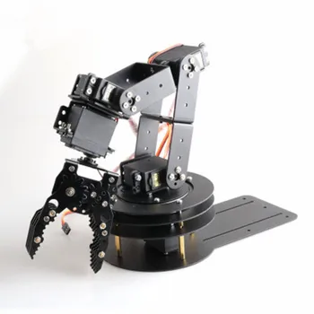DIY 6DOF Manipulador de Metal Braço de Robô Com Garra Mecânica de Rotação da Placa de Montagem do Kit Com MG996R/DS3218 Servos Para Smart Modelo de Carro