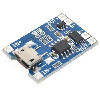Eletrônica inteligente 5V Micro USB TP 4056 Bateria de Lítio de Carregamento a Bordo Com a Proteção de Carregador de Módulo Para Diy Kit 3.6 3.7 v
