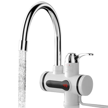 Eléctrica Água Quente e Fria Torneiras de Cozinha Gourmet Smart Display Digital Misturador de Água quente da Torneira de casa de Banho reino UNIDO AU Plug UE