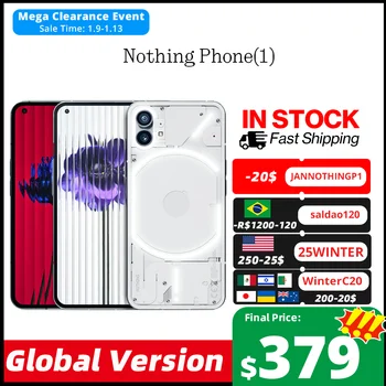 Em estoque Versão Global Nada Telefone (1) Qualcomm Snapdragon 778G+Smartphone 6.55