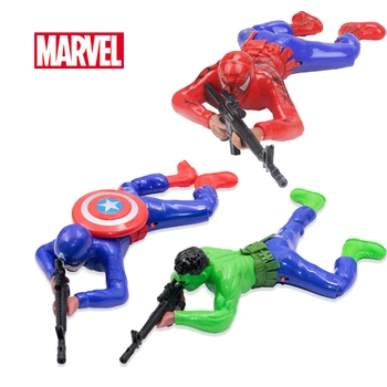 Especial Rastejando Soldado De Brinquedo Vingadores Marvel Super-Herói De Brinquedo Do Homem-Aranha Hulk Modelo Engraçado Fidget Brinquedos De Natal Das Crianças Presentes De Aniversário