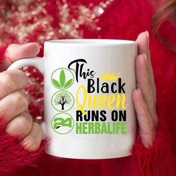 Esta Rainha Negra é Executado na Herbalife Caneca Engraçado Herbalife Café Canecas Bonito Herbalife Amantes de Café da Taça de Cerâmica, Canecas de Presente para os Amantes