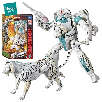 Hasbro Transformers War for Cybertron Reino Tigatron Figura de Ação do WFC Optimus Primal Rhinox Robô Modelo de Brinquedo para Menino Dom Crianças