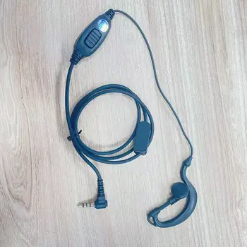 Intercom Interfone fone de ouvido cabo de 3,5 mm único furo y-cabeça de fone de ouvido g forma fone de fone de ouvido para tongdaxin Quansheng Lingtong
