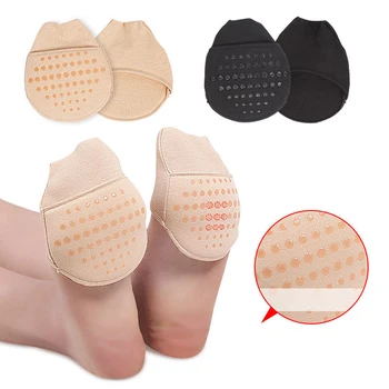 Invisível da Mulher Capa de Dedo com o Preenchimento do Dedo do pé antiderrapante Inferior Reutilizáveis com Almofada Macia para Alívio da Dor Sapatos, Palmilhas Inserir