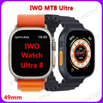 IWO Assistir MT8 Ultra Relógio Masculino Smart Assistir a Série de Homens 8 49mm de Chamada Bluetooth 380mAh Saúde Smartwatch para as Mulheres Pk H11 Max.