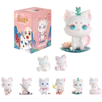 Little Fox Sakura Kori Série Cega Caixa De Brinquedo Desenhos Animados Designado Estilo Anime Bonito Animal De Presente Surpresa Boneca Mistério Caixa