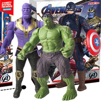 Marvel Incrível Ultimate homem-Aranha, Hulk, Capitão América, Homem de Ferro, PVC Figura de Ação Colecionáveis Modelo de Brinquedo para as Crianças Brinquedos para Crianças