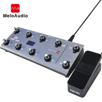 MeloAudio MIDI Comandante Guitarra USB Portátil do Controlador de Pedal MIDI Com 10 Pés 2 Interruptores de Pedal de Expressão Tomadas de 8 de Host Presets