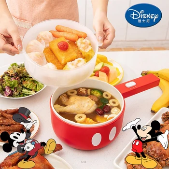 Mickey de Disney Multifuncional Fogões Elétricos dos desenhos animados Bonitos de Aço Inoxidável panela elétrica de Arroz com Identificador de Cozinha utensílios de Cozinha