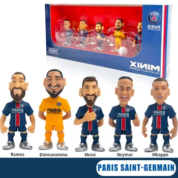 MINIX COLECIONÁVEIS do Paris Saint-Germain Cartoon Jogador de Futebol Figura de Ação Legal boneca Modelo Desportivo Estrela de Futebol Brinquedos Fãs de lembranças