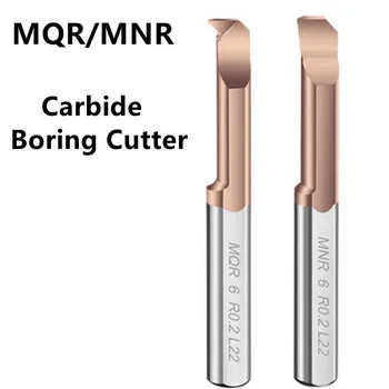 MQR MNR Carboneto de ferramenta de Mandrilar Revestido Mini torneamento Interno torno Fresa CNC de pequeno buraco Canais Threading Usinagem de Ligas de Tungstênio