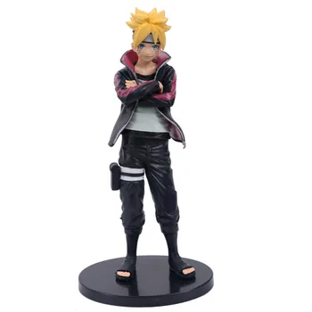 Naruto Shippuden do Anime Figura de Modelo de Uzumaki Boruto Figura de Ação de 23cm de PVC Altura da Estátua de Coleta de Brinquedo Boneca Figma