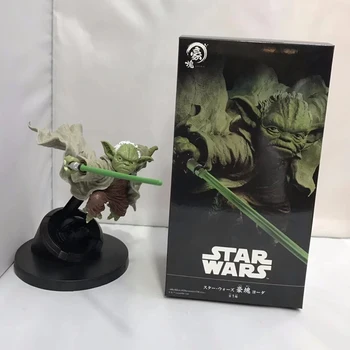 New Star Wars Jedi, a Fim Supremo do Mestre Yoda tem Um Sabre de luz de Força de Despertar Modelo Legal de Modelagem Menino Brinquedos Presentes de Natal