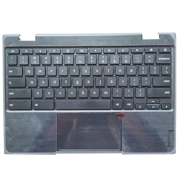NOVO Teclado do portátil de Lenovo 100e Chromebook de 2ª Geração com apoio para as mãos a tampa superior 5CB0T79741