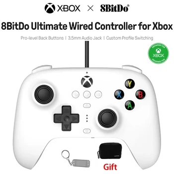 O mais novo 8BitDo Ultimate controle com Fio Para Xbox Série S X Xbox Um Windows 10 11 ios Para o Microsoft Gamepad em Stock