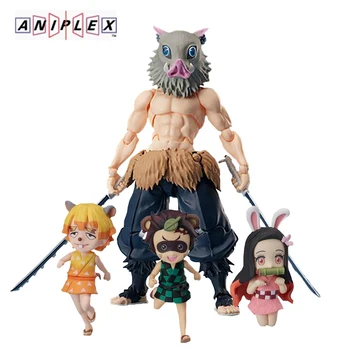 O Mais Novo Aniplex Buzzmod Hashibira Inosuke Demon Slayer 1/12 Figura De Ação De Coleta De Modelo De Anime Figura De Brinquedos Presentes