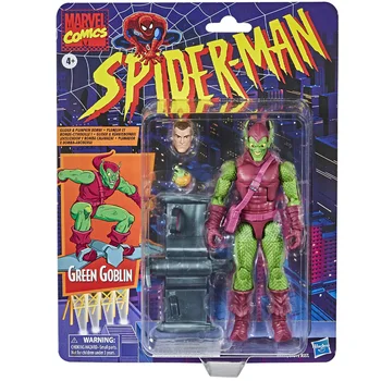 Original De Homem-Aranha, Marvel Legends Série De 6 Polegadas Colecionáveis Duende Verde Figura De Ação Do Brinquedo Retro Coleção Dom Crianças