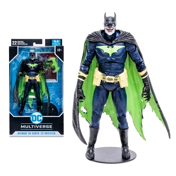 Original McFarlane Toys Multiverso DC 7 polegadas Batman Que Ri como Figura de Ação Batman Modelo Colecionável Brinquedo de Presente de Aniversário