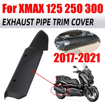 Para a YAMAHA X-MAX XMAX 250 300 125 XMAX250 XMAX300 XMAX125 Acessórios de Tubulação de Exaustão do protetor do Protetor da Tampa de protecção contra o Calor Cobrir Partes