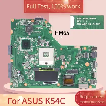 Para ASUS K54C REV.2.1 HM65 com memória ram na placa de memória ddr3 placa-mãe placa-mãe teste completo 100% trabalho