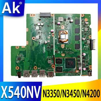 Para placa-mãe ASUS X540NV X540N D540NV F540NV A540NV R540NV X580NV Laptop placa-Mãe N3350/N3450 N4200 920MX/V2G RAM-4GB