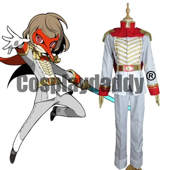 Persona 5 Fantasma Ladrões de Corações Goro Akechi Corvo Prince Ver. Uniforme Roupa De Halloween Traje Cosplay E001