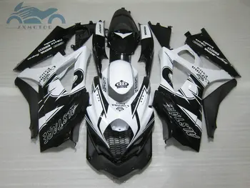 Personalizado gratuitamente Carenagem kits para Suzuki GSXR 1000 K7 K8 2007 2008 ABS moto de rua carenagens kit GSXR1000 07 08 preto branco k78 de células