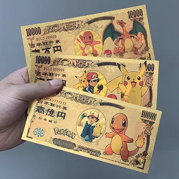 Pokemon 8 Folha de Ouro Comemorativa do Cartão de Envelope Conjunto de Espada e Escudo GX Cartão de Presente de Natal para Crianças de Brinquedo de Presente